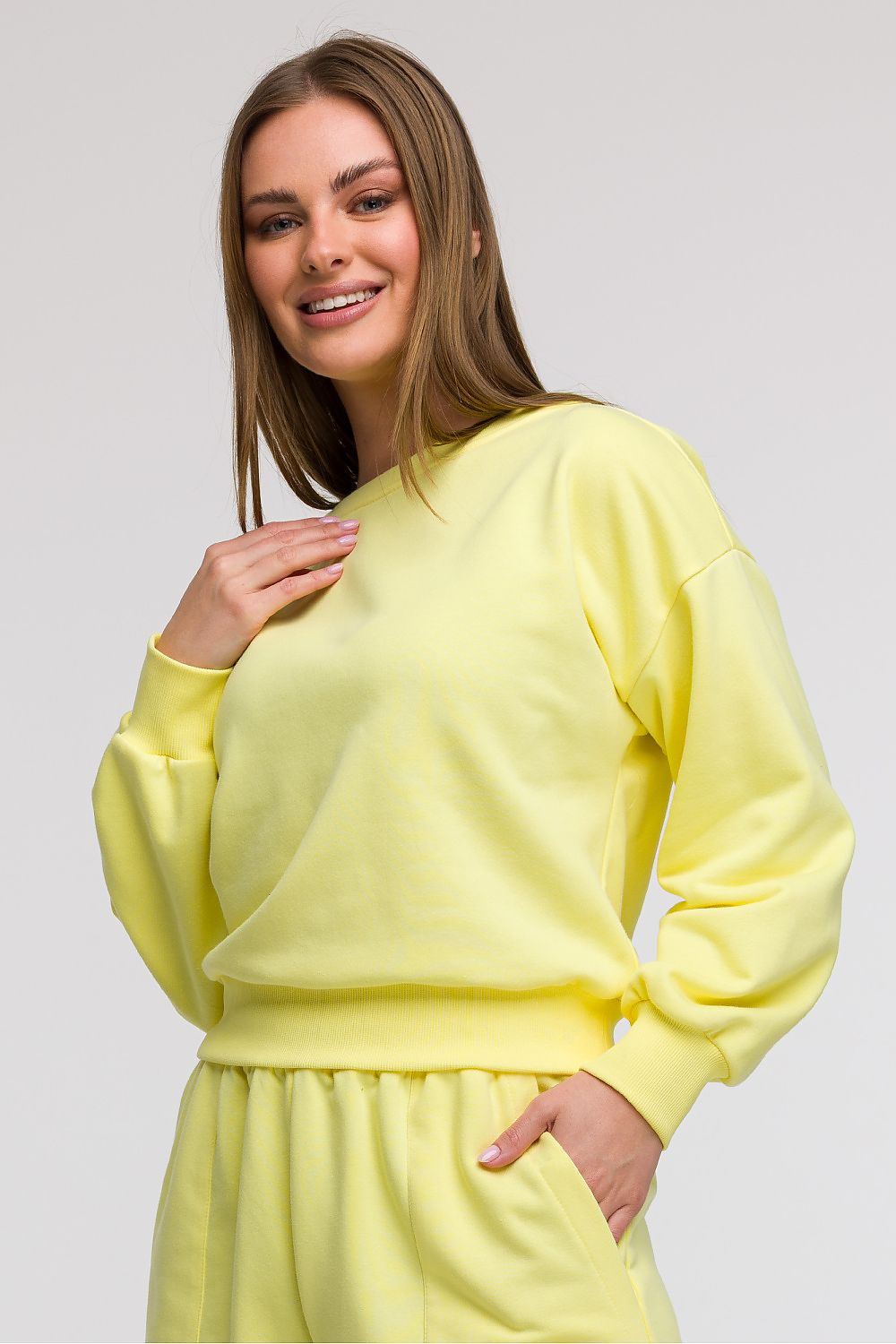   Bluza Damska Model B293 Cytryna - BeWear 