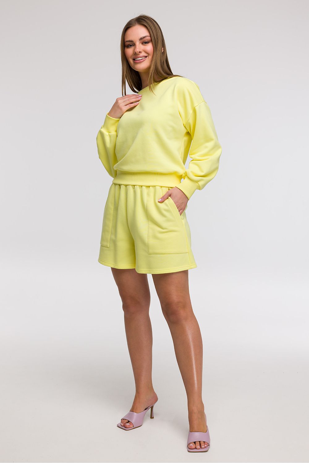   Bluza Damska Model B293 Cytryna - BeWear 