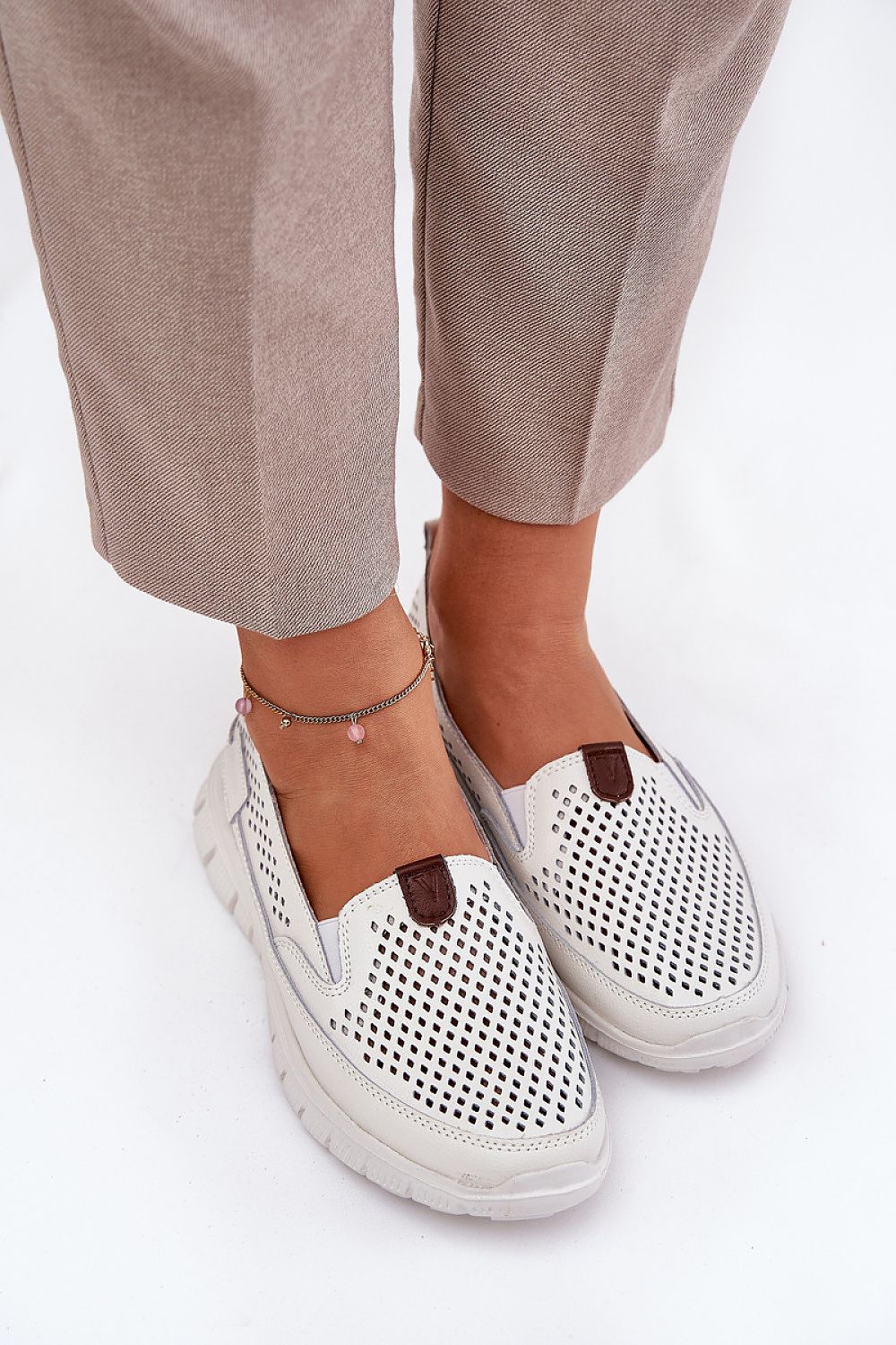   Baleriny Model Vinceza 95336 White - Step in style 