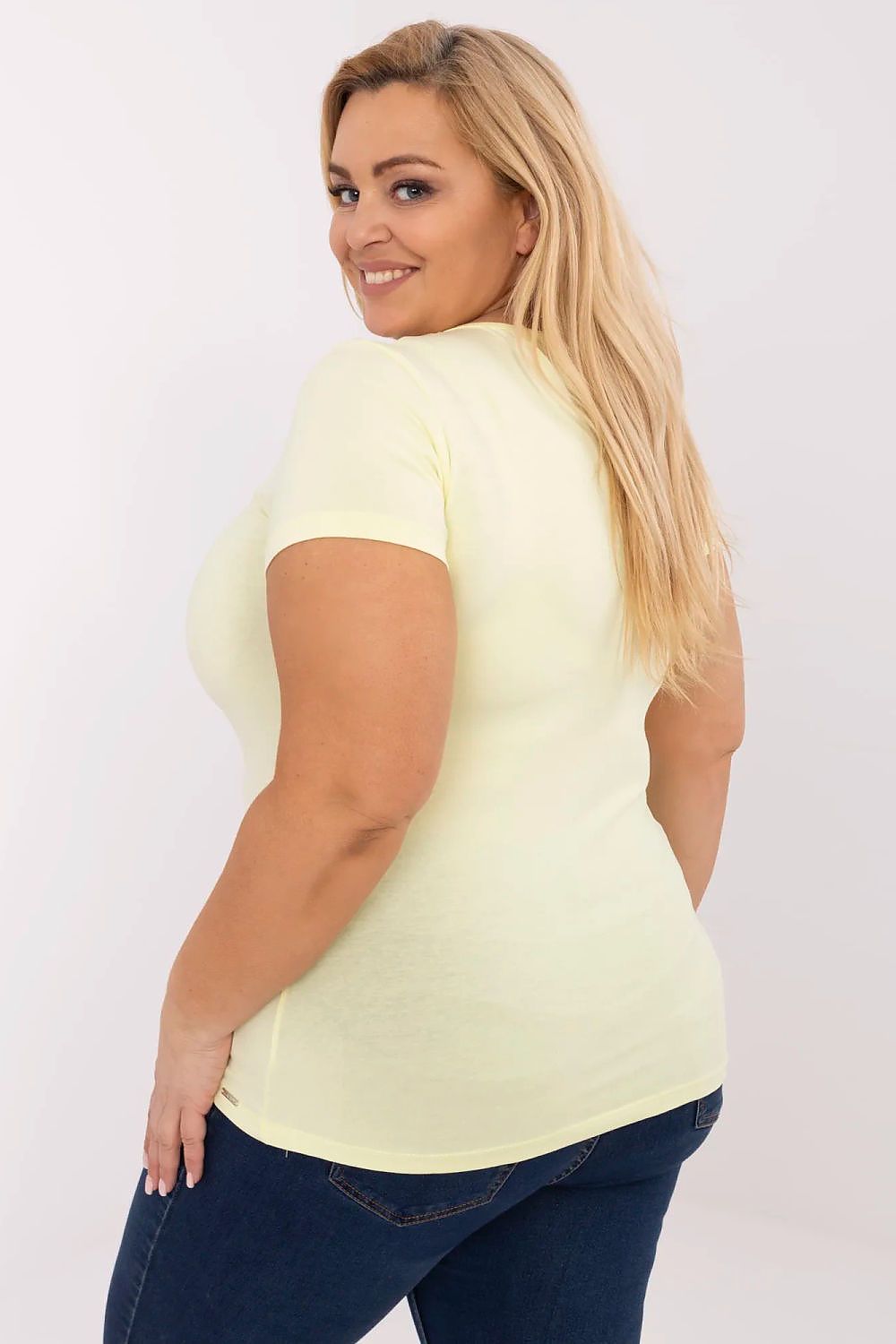   Tshirt Damski Model RV-TS-A556.03 Light Yellow - Relevance 