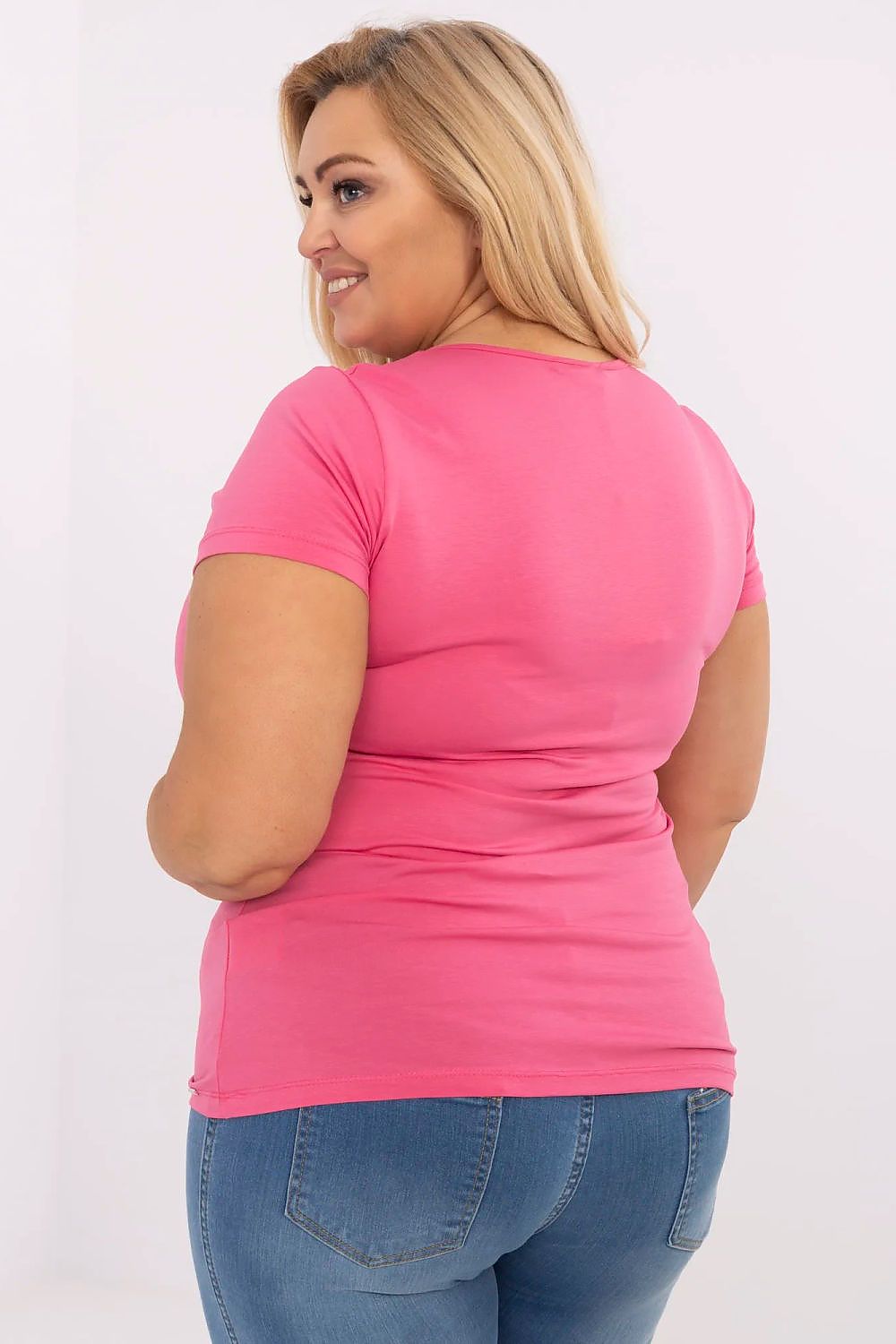   Tshirt Damski Model RV-TS-A556.03 Dark Pink - Relevance 