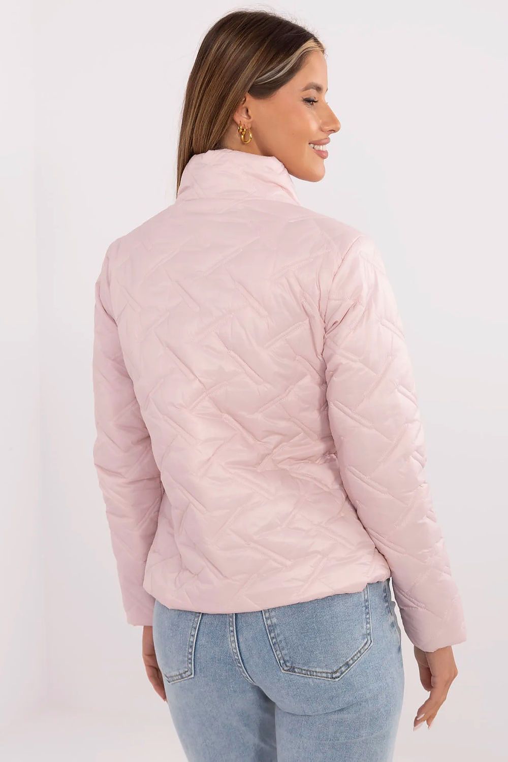   Kurtka Damska Model MI-KR-88625.12 Light Pink - Italy Moda 