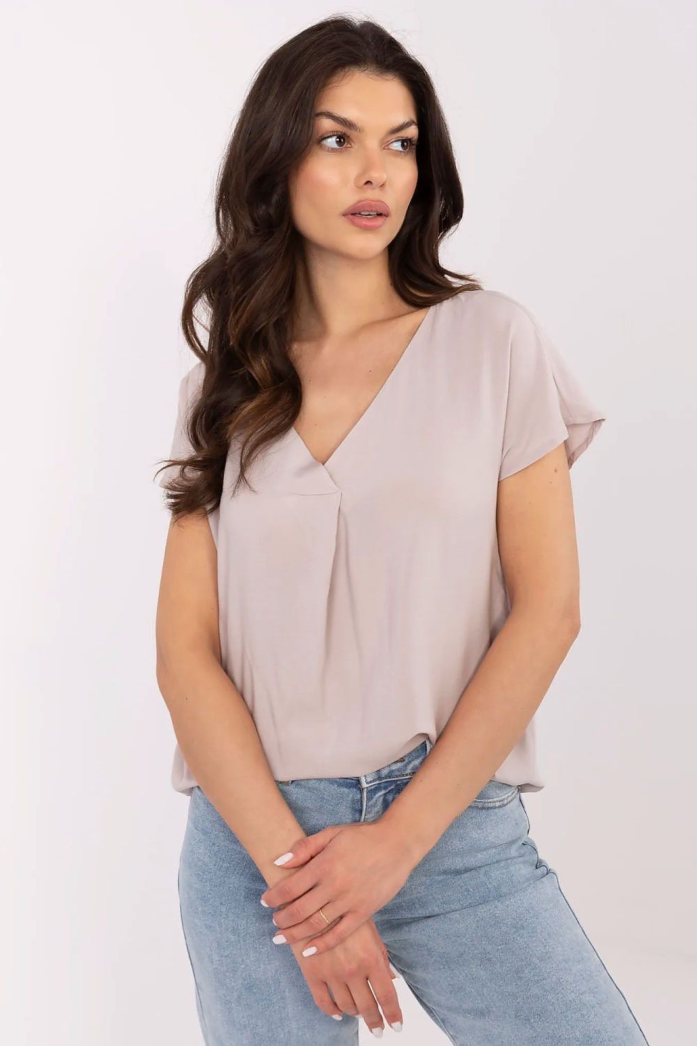   Bluzka Model D73761M11171B Beige - Sublevel 
