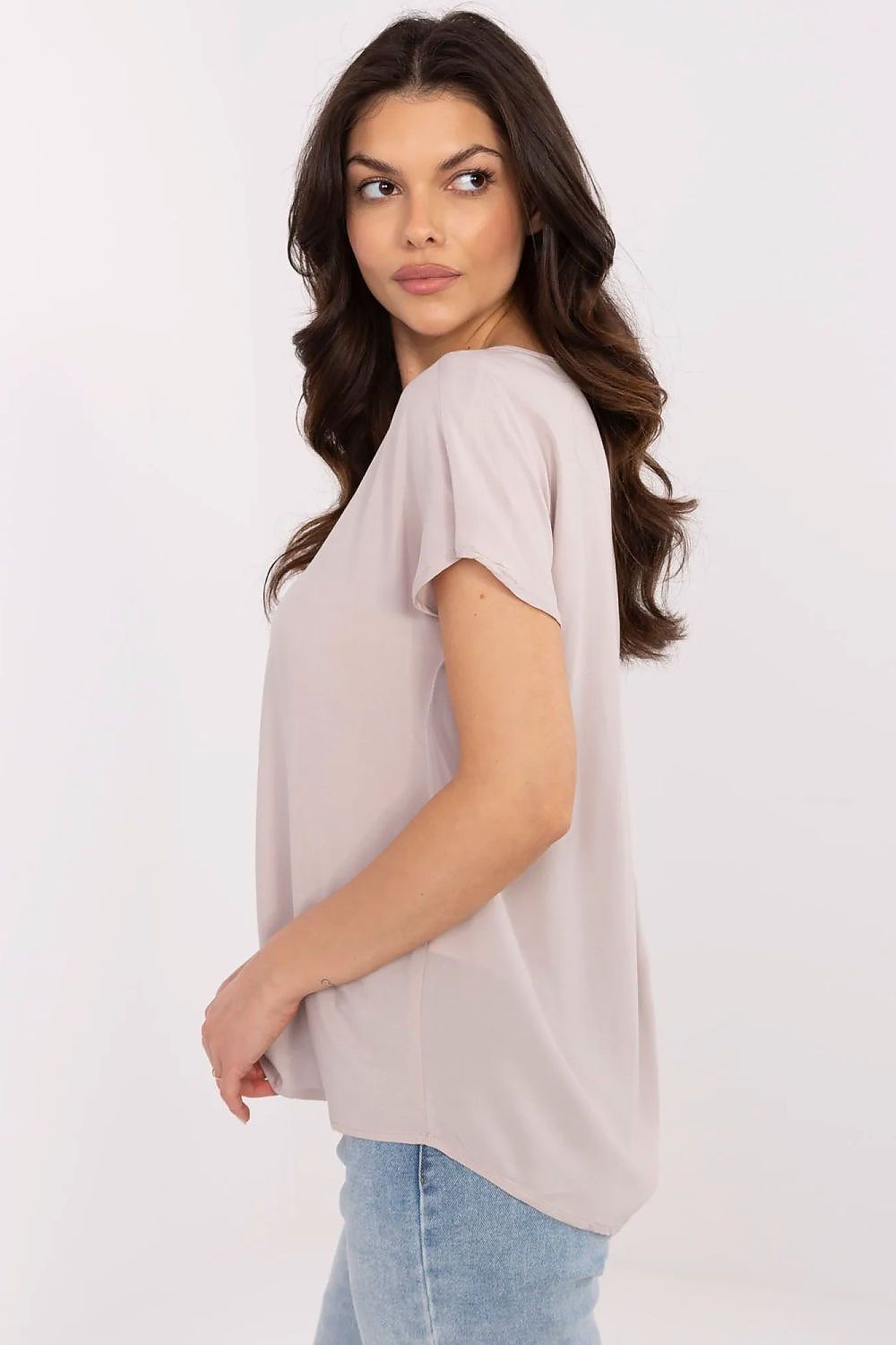  Bluzka Model D73761M11171B Beige - Sublevel 
