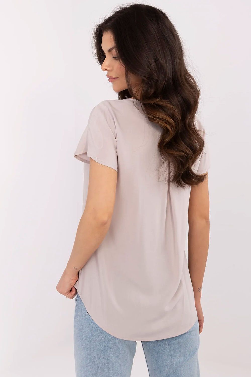   Bluzka Model D73761M11171B Beige - Sublevel 