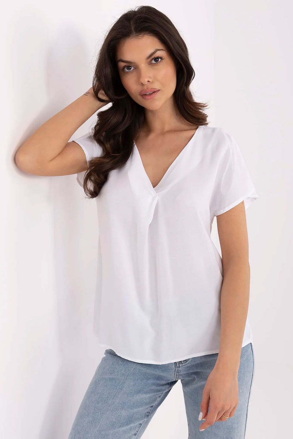   Bluzka Model D73761M11171B White - Sublevel 