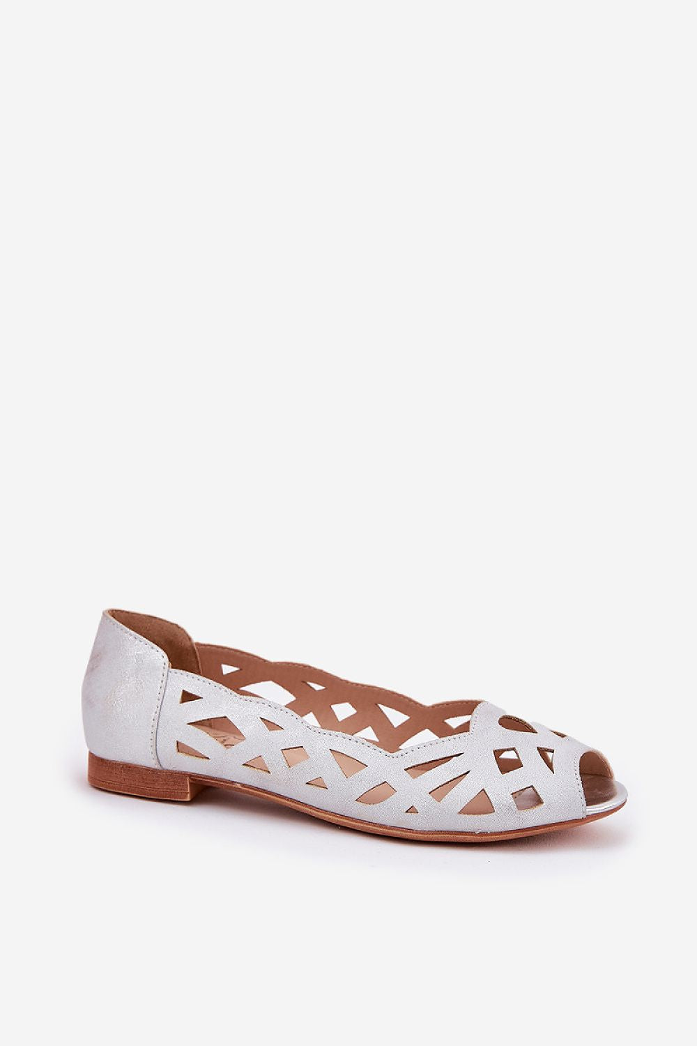   Baleriny Model Calgis ASA136-8 Silver - Step in style 