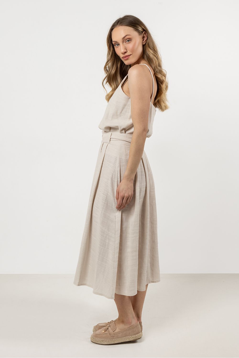  Spódnica Model A723 Beige - awama 