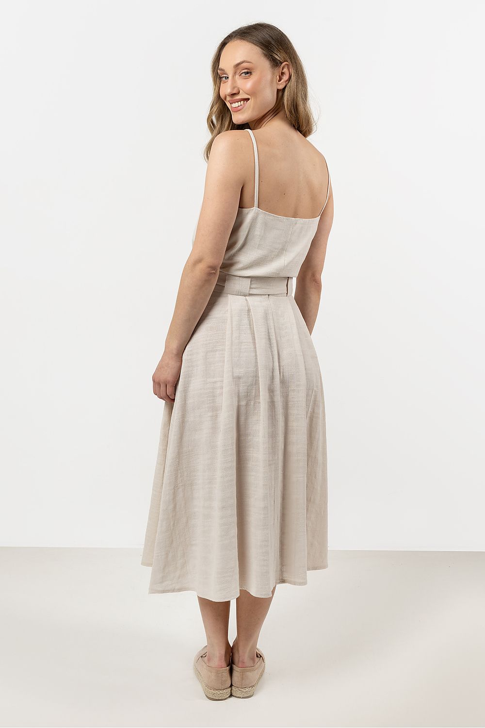  Spódnica Model A723 Beige - awama 