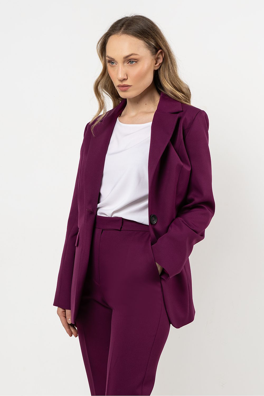   Marynarka Model A714 Plum - awama 