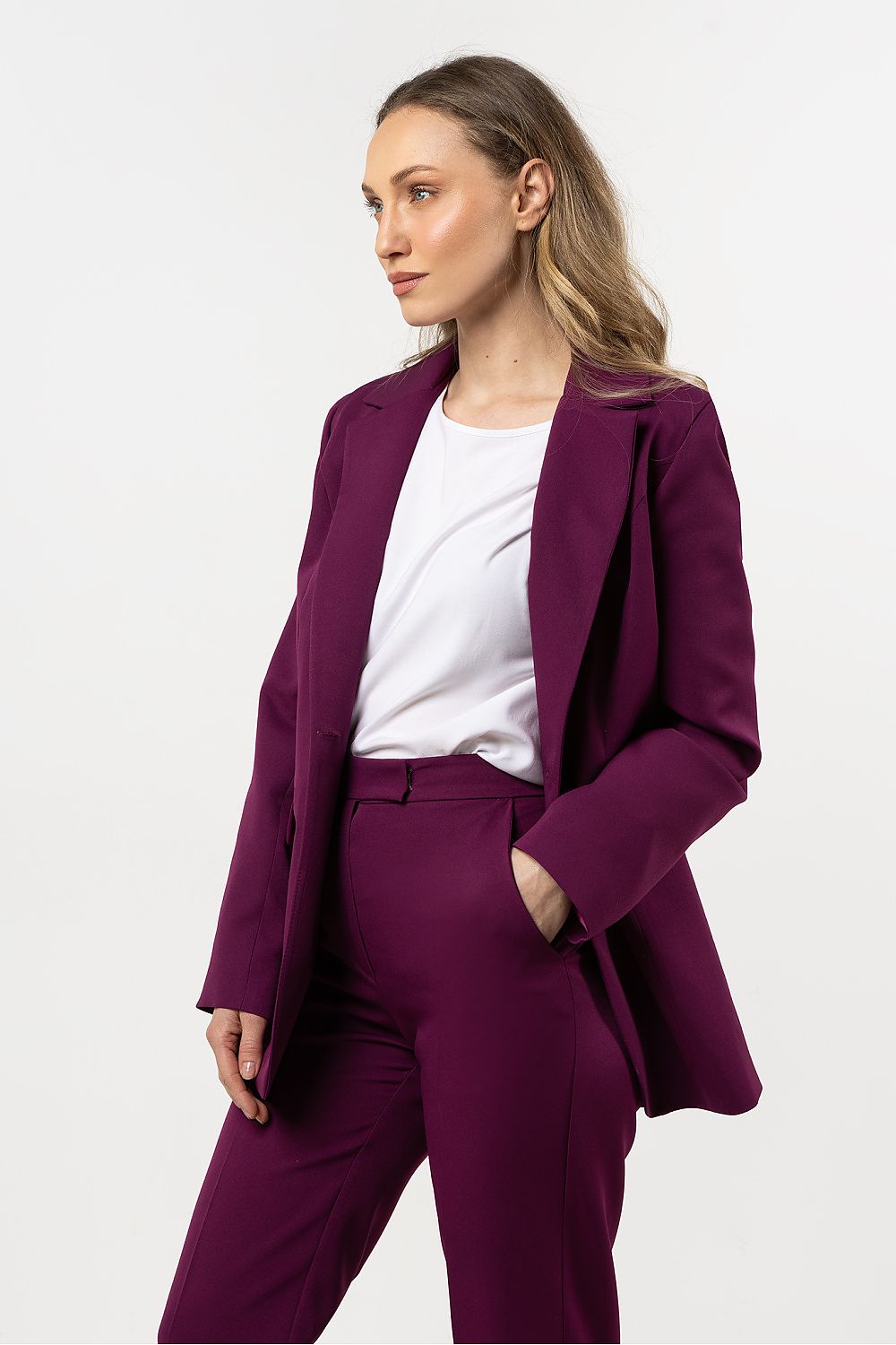   Marynarka Model A714 Plum - awama 