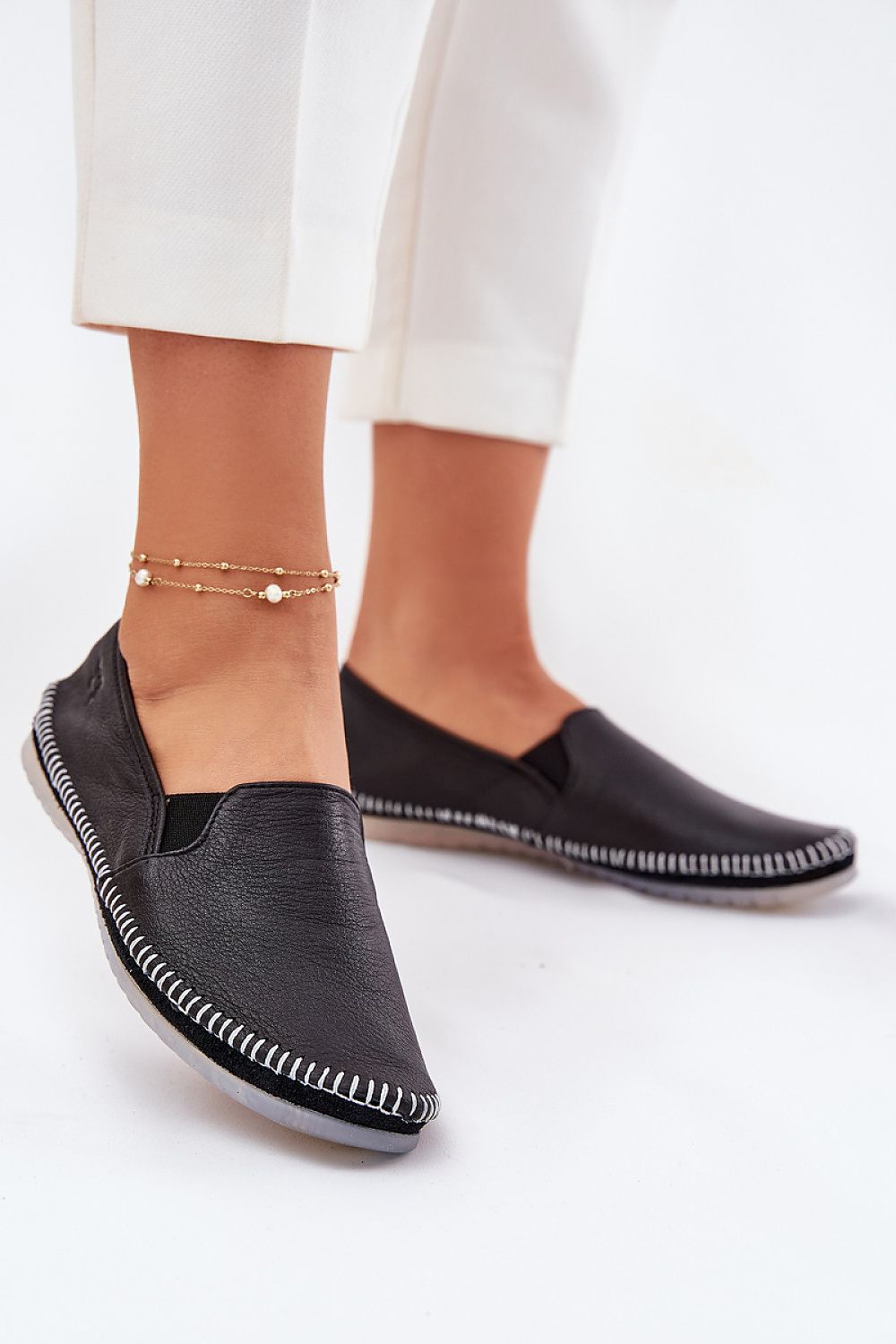   Baleriny Model Maciejka T3512-71 Black - Step in style 