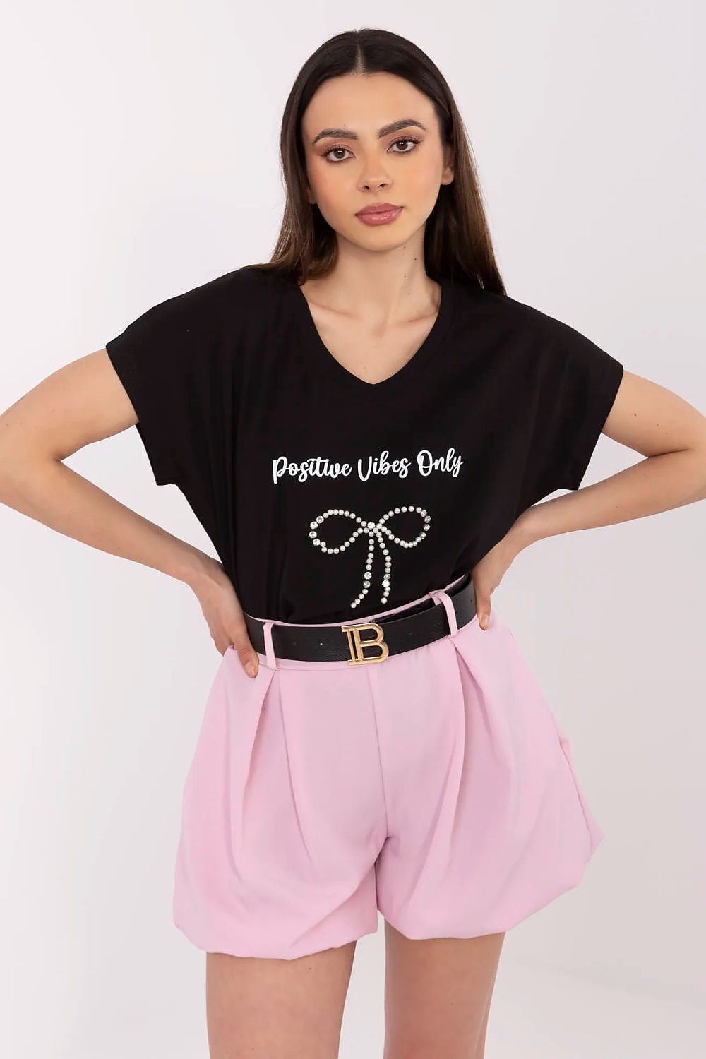   Tshirt Damski Model CLM-TS-1727.90 Black - Factory Price 