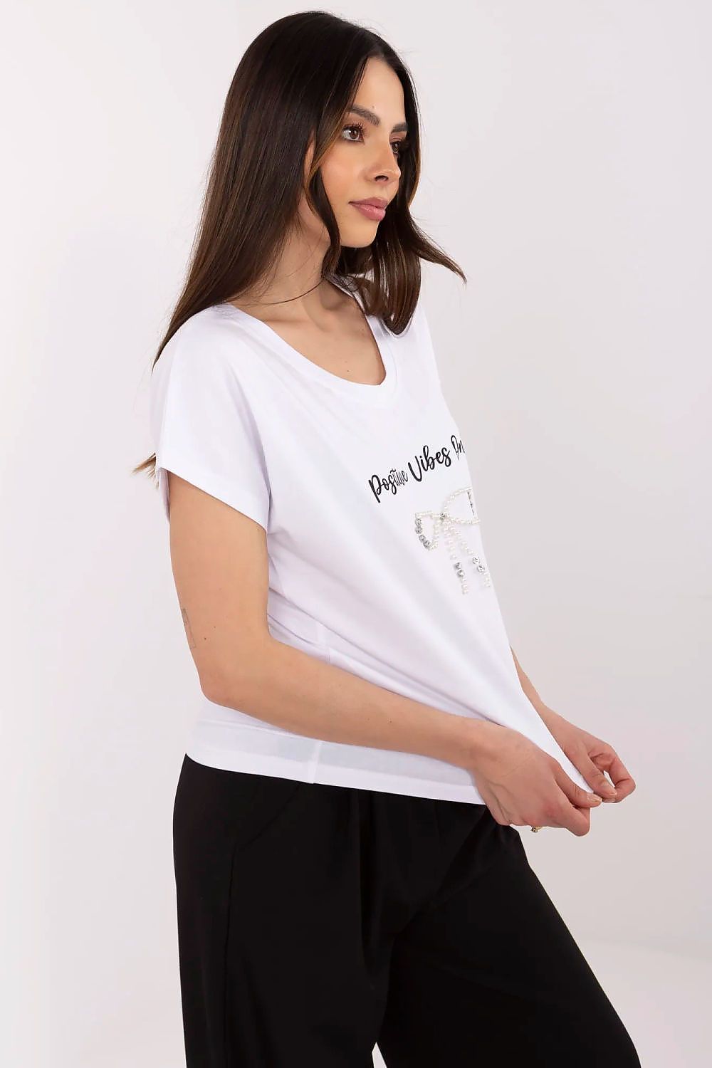   Tshirt Damski Model CLM-TS-1727.90 White - Factory Price 