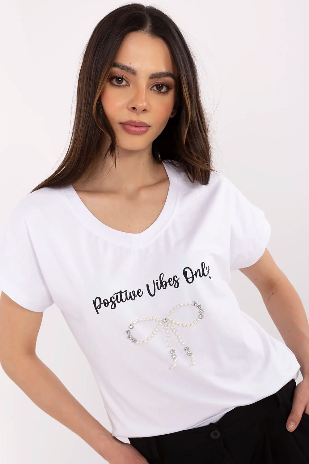   Tshirt Damski Model CLM-TS-1727.90 White - Factory Price 