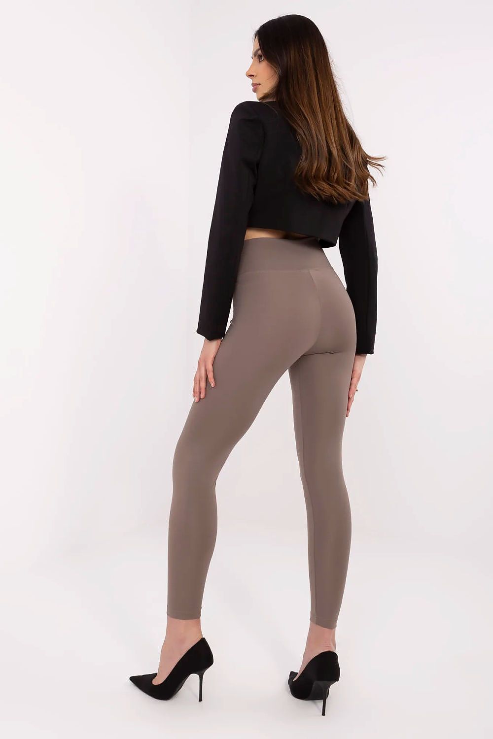   Legginsy Model CLM-LG-1382.01P Brown - Factory Price 
