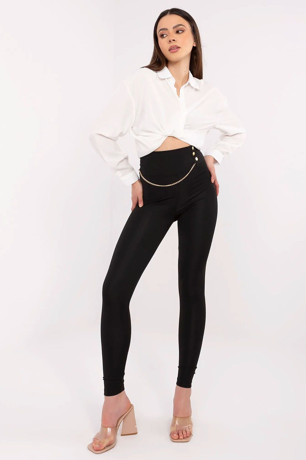  Legginsy Model CLM-LG-1382.01P Black - Factory Price 