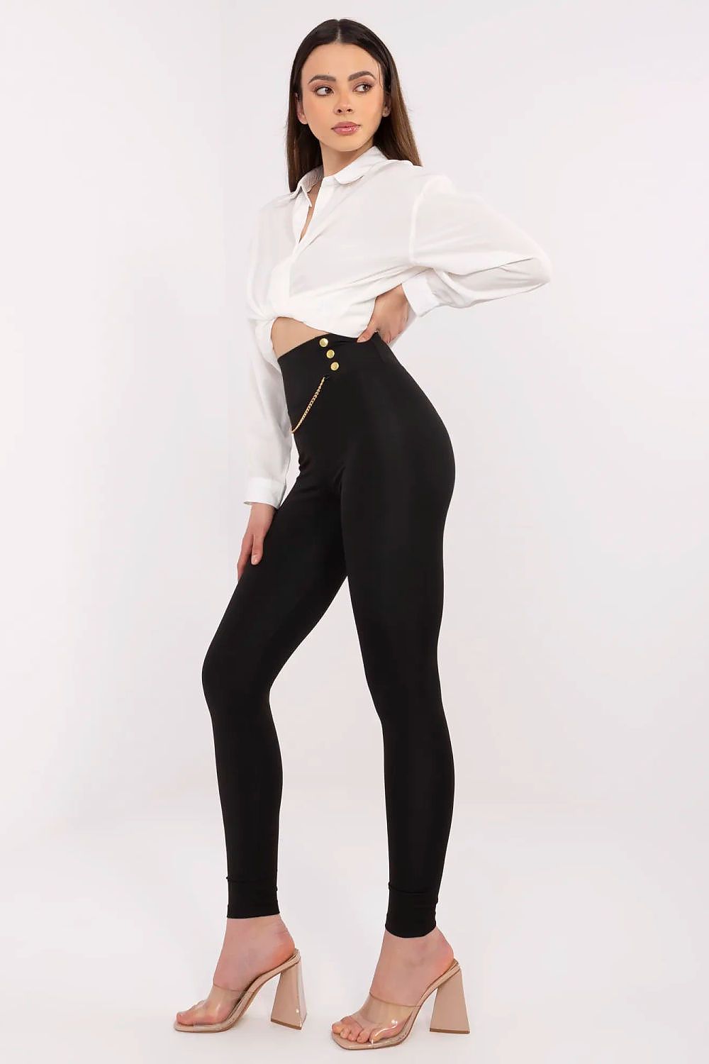   Legginsy Model CLM-LG-1382.01P Black - Factory Price 