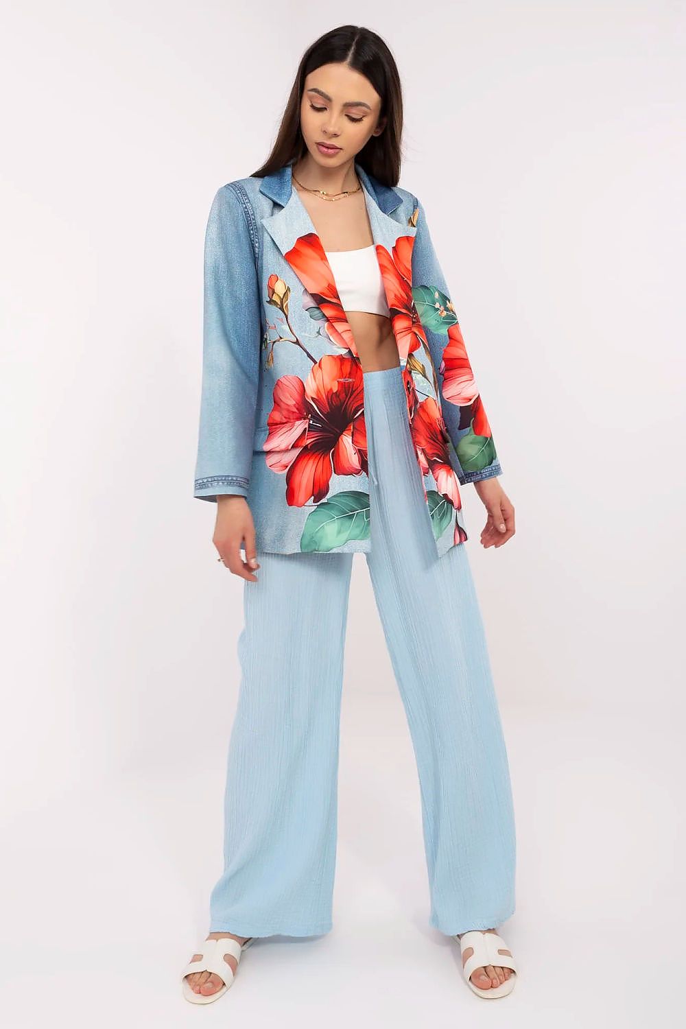   Marynarka Model DHJ-MA-18525-35.91 Blue - Italy Moda 