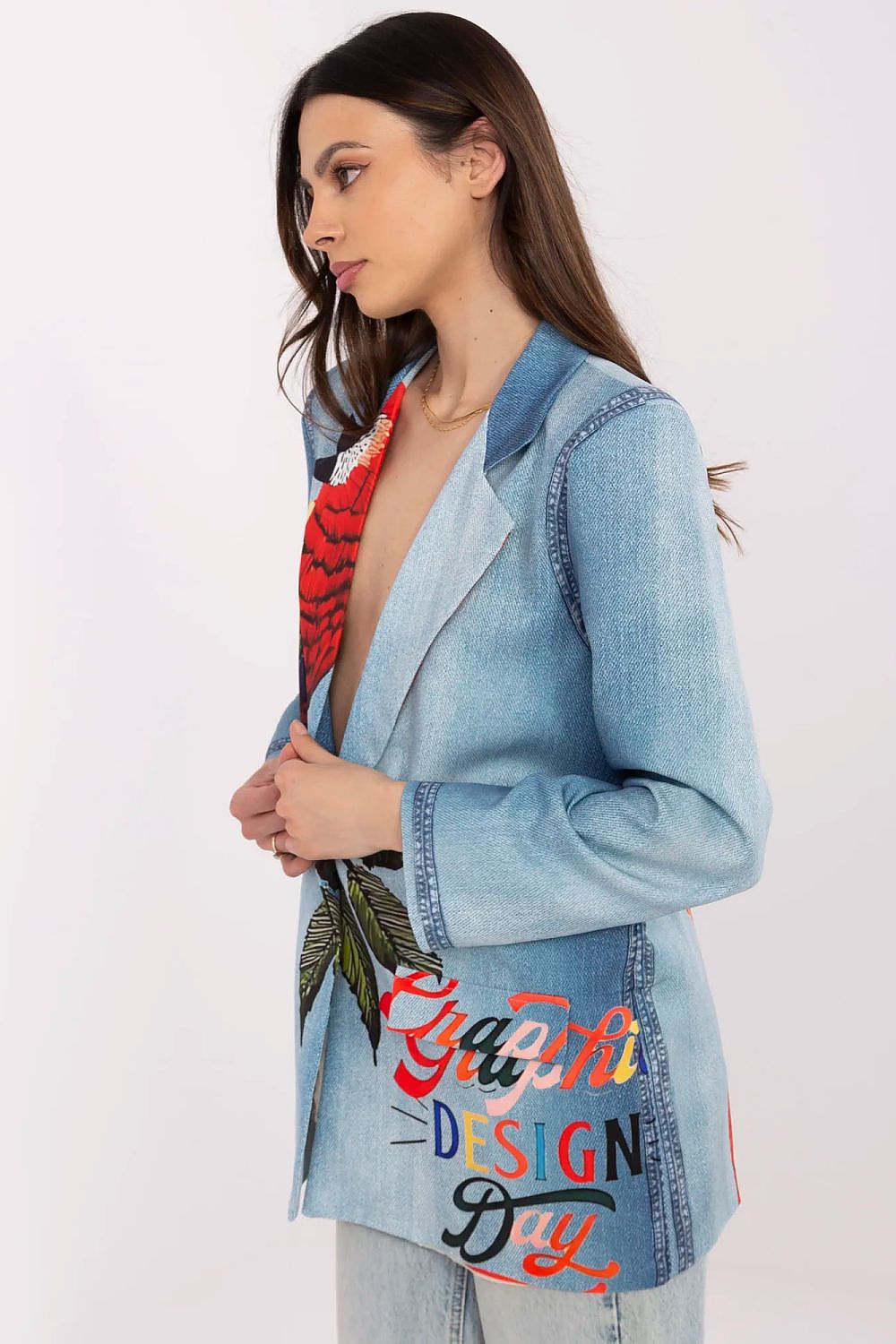   Marynarka Model DHJ-MA-18525-33.18 Blue - Italy Moda 