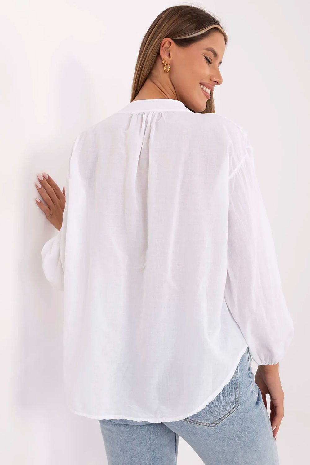   Bluzka Model TW-KS-BI-3145.67 White - Och Bella 
