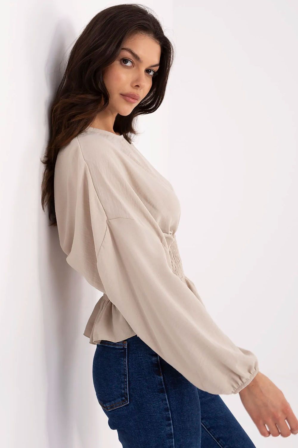   Bluzka Model D50021F11088A Beige - Sublevel 