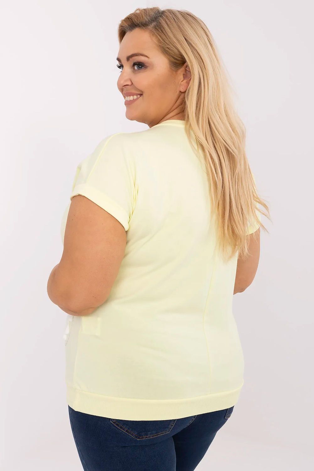   Bluzka Model RV-BZ-A543.94 Light Yellow - Relevance 