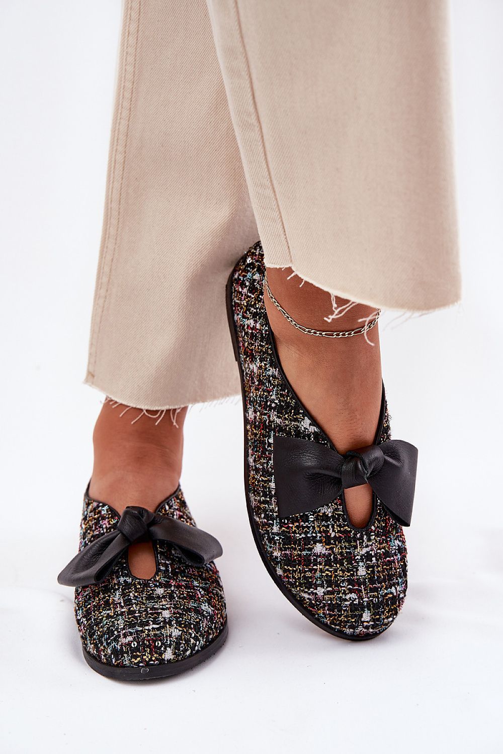   Baleriny Model Laura Messi 2921 Black - Step in style 