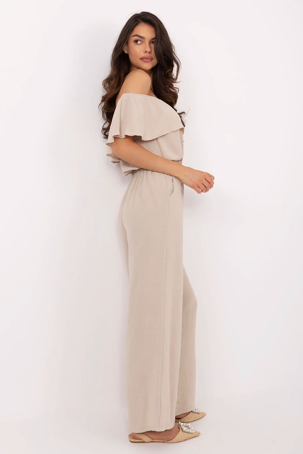   Kombinezon Model MI-KO-T52.67 Beige - Italy Moda 