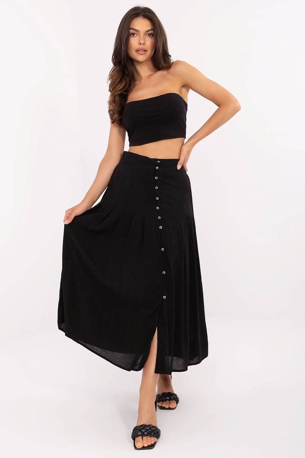  Spódnica Model D73761M50187B Black - Sublevel 