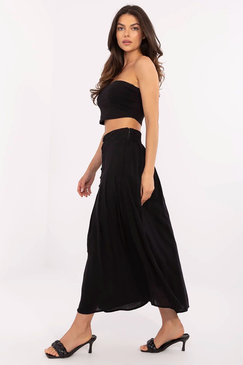 Spódnica Model D73761M50187B Black - Sublevel 