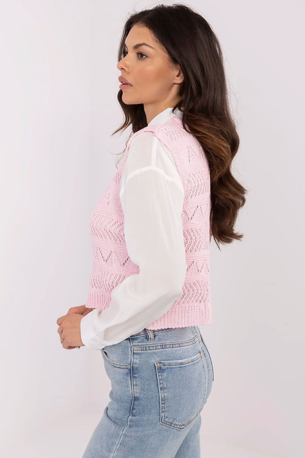   Kamizelka Model D93076J90849A Light Pink - Sublevel 