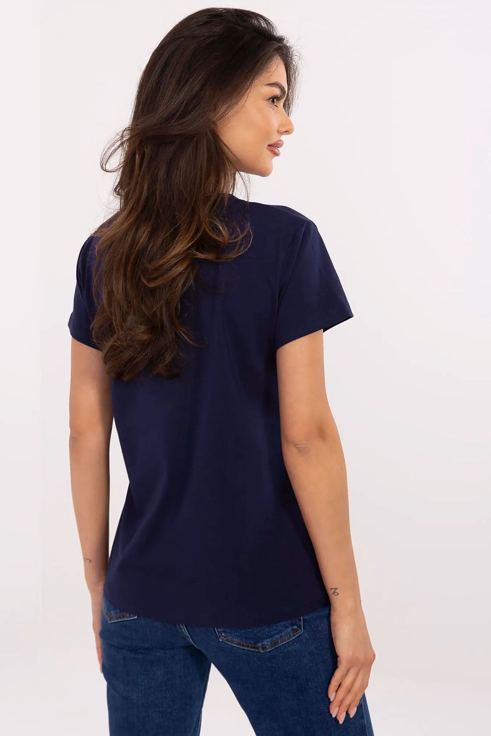   Tshirt Damski Model CLM-TS-1726.87 Navy - Factory Price 