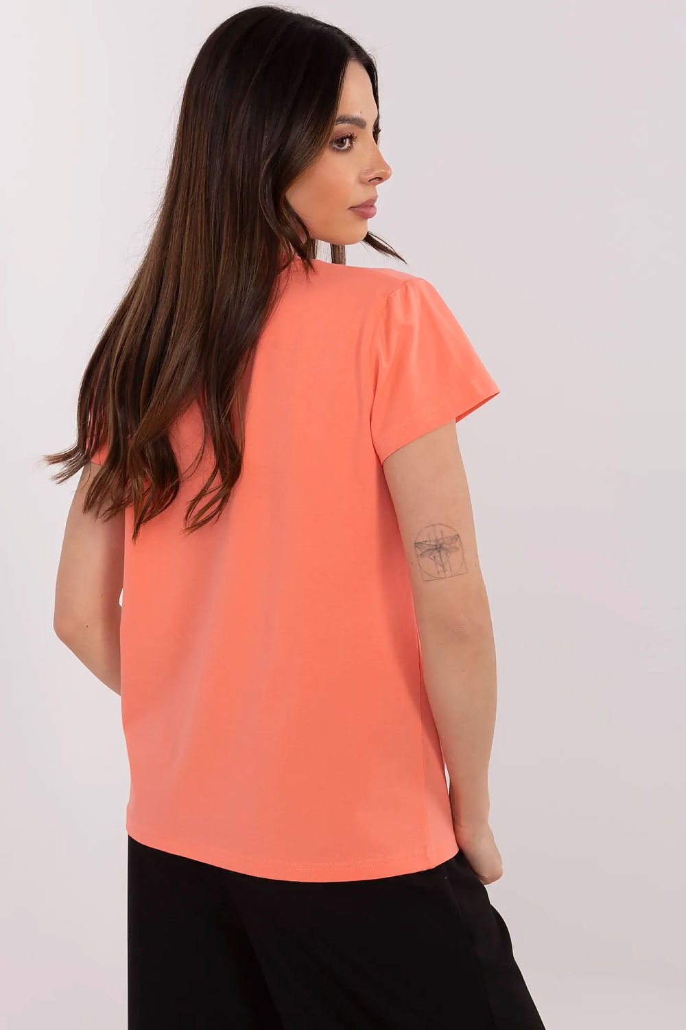   Tshirt Damski Model CLM-TS-1726.87 Coral - Factory Price 