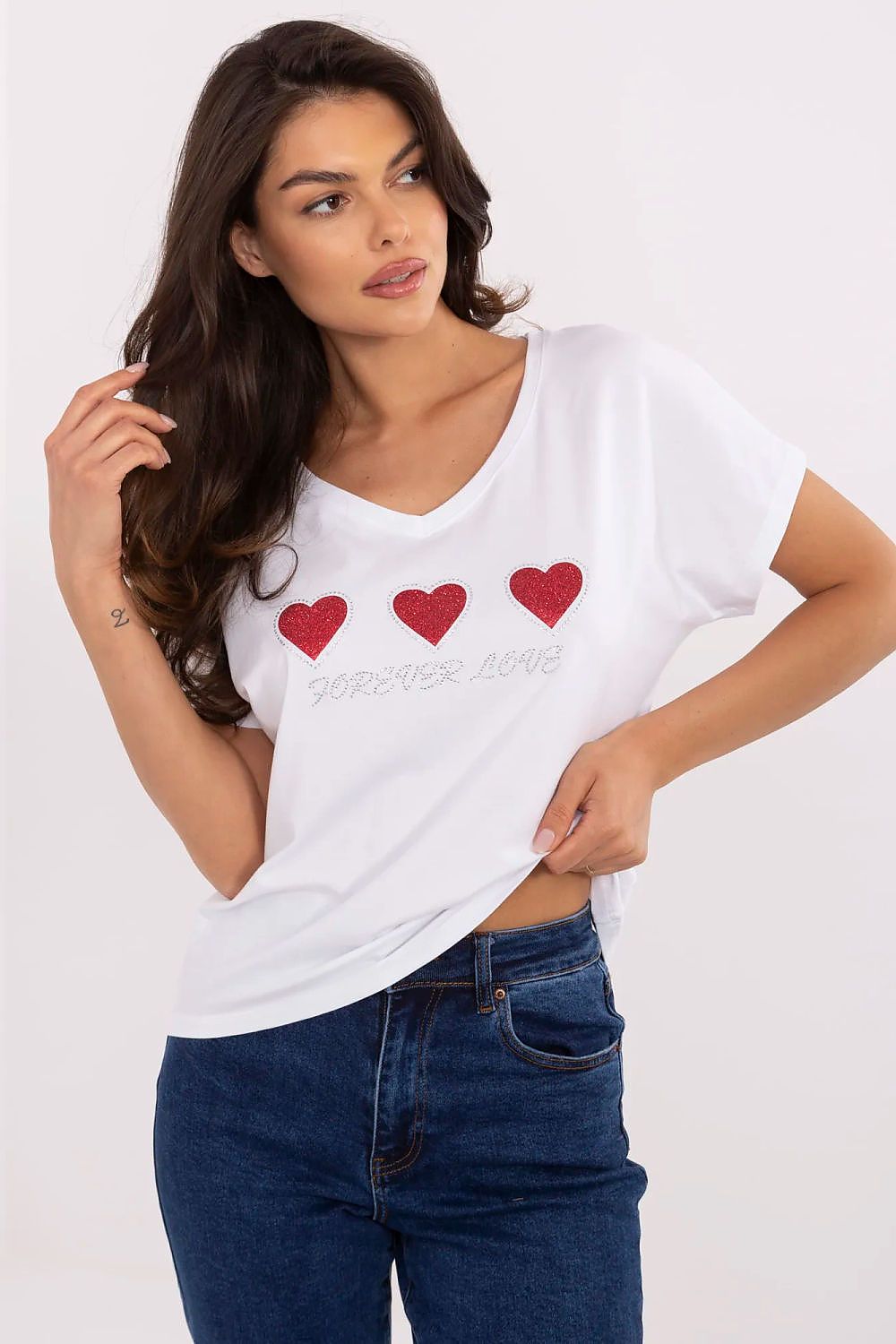   Tshirt Damski Model CLM-TS-1708.83 White - Factory Price 