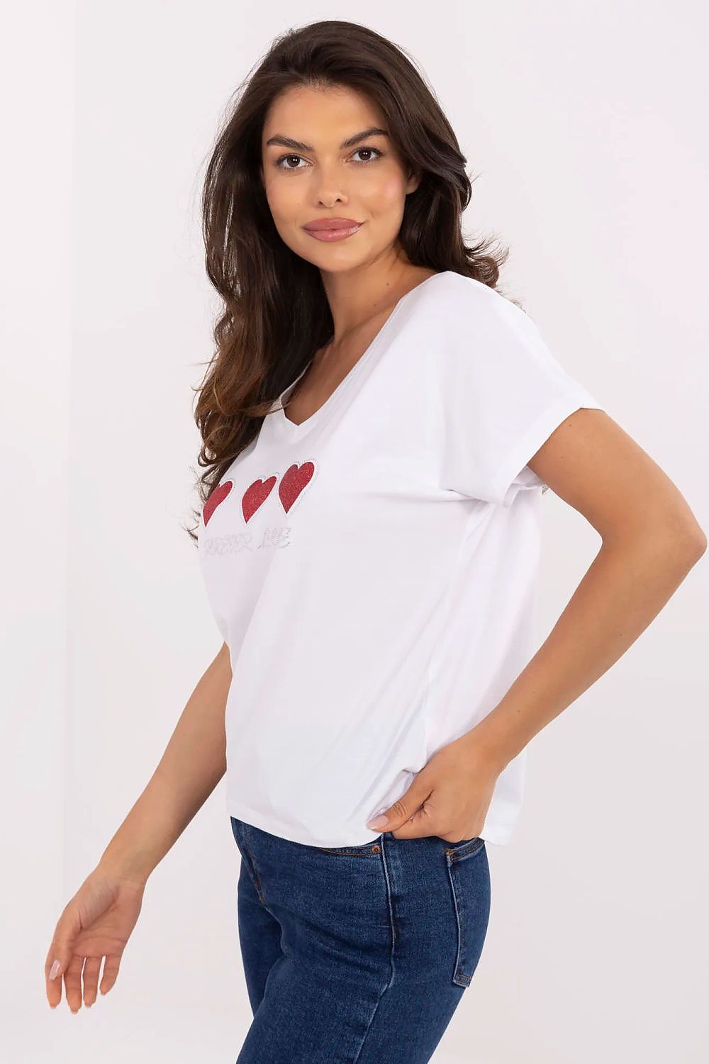   Tshirt Damski Model CLM-TS-1708.83 White - Factory Price 
