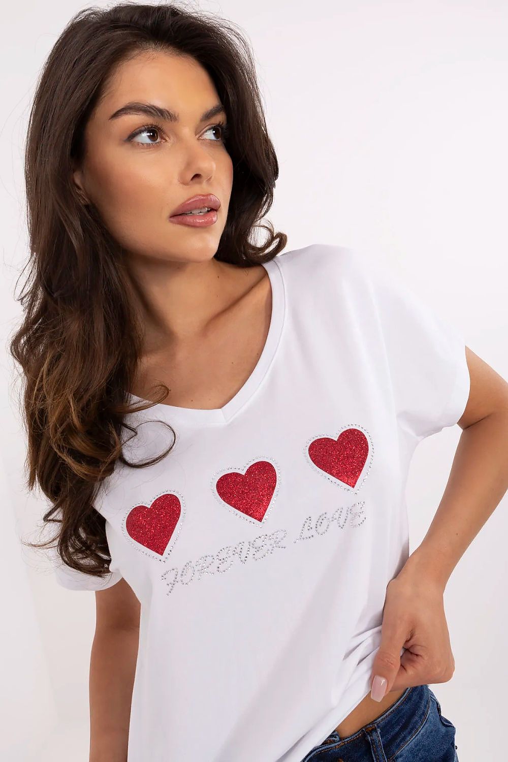   Tshirt Damski Model CLM-TS-1708.83 White - Factory Price 