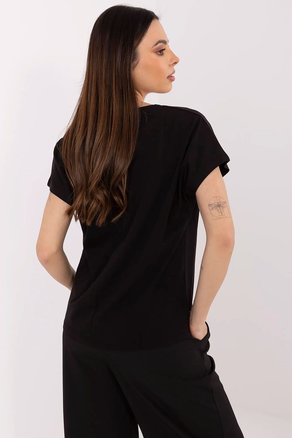   Tshirt Damski Model CLM-TS-1708.83 Black - Factory Price 