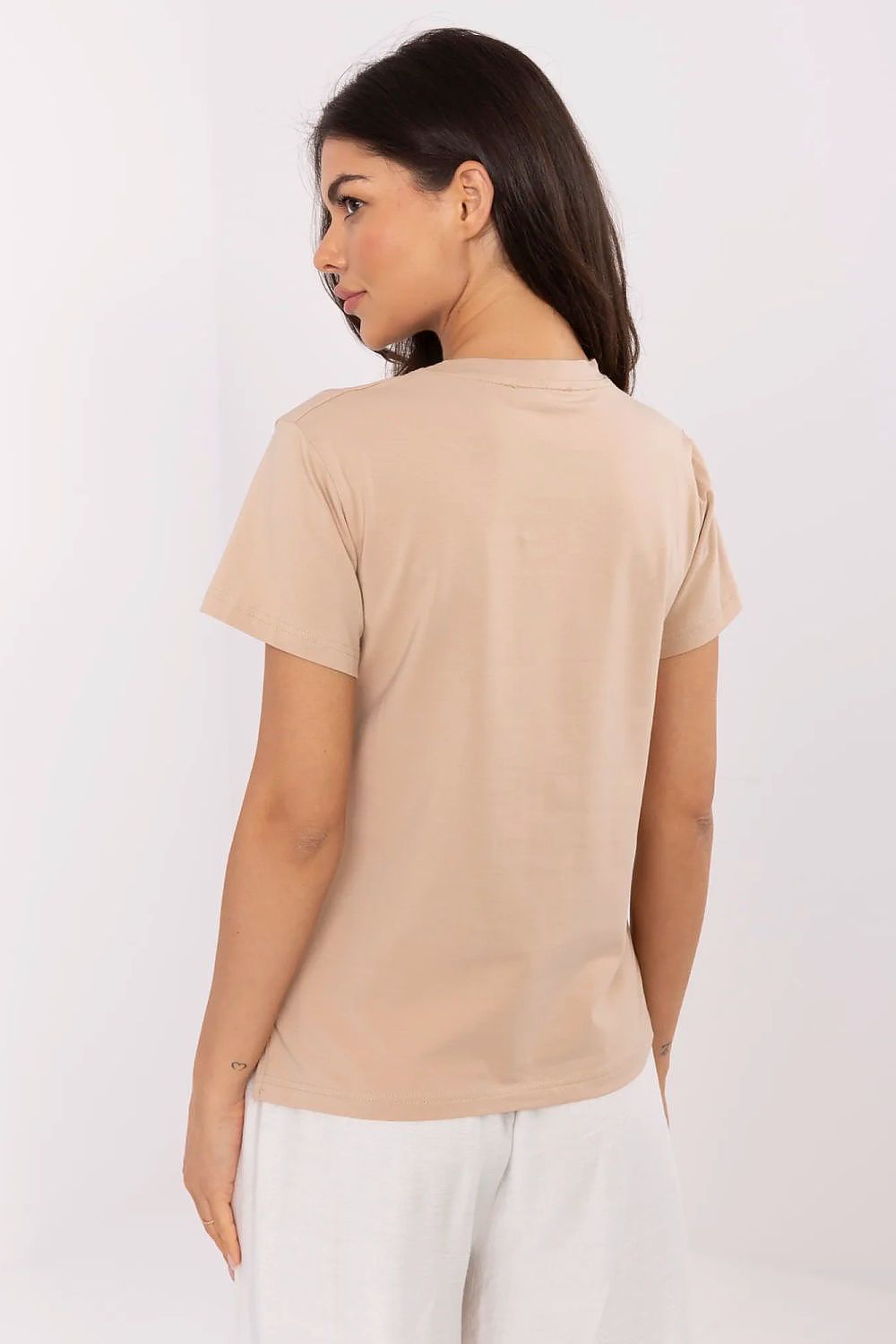   Tshirt Damski Model CLM-TS-1704.85 Camel - Factory Price 
