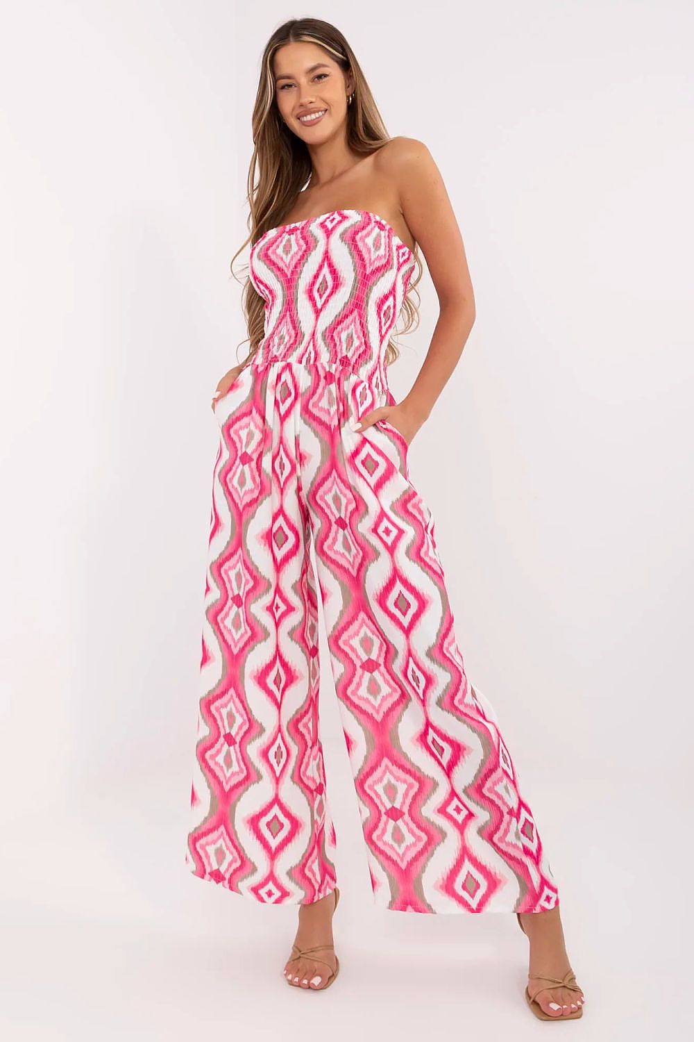   Kombinezon Model MI-KO-611251.09 White/Pink - Italy Moda 