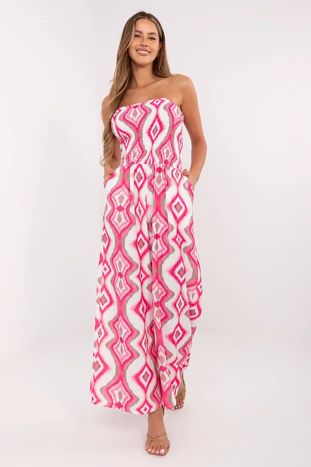   Kombinezon Model MI-KO-611251.09 White/Pink - Italy Moda 