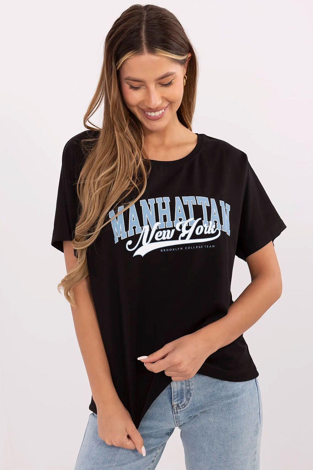   T-shirt Damski Model CLM-TS-0023.94 Black - Factory Price 