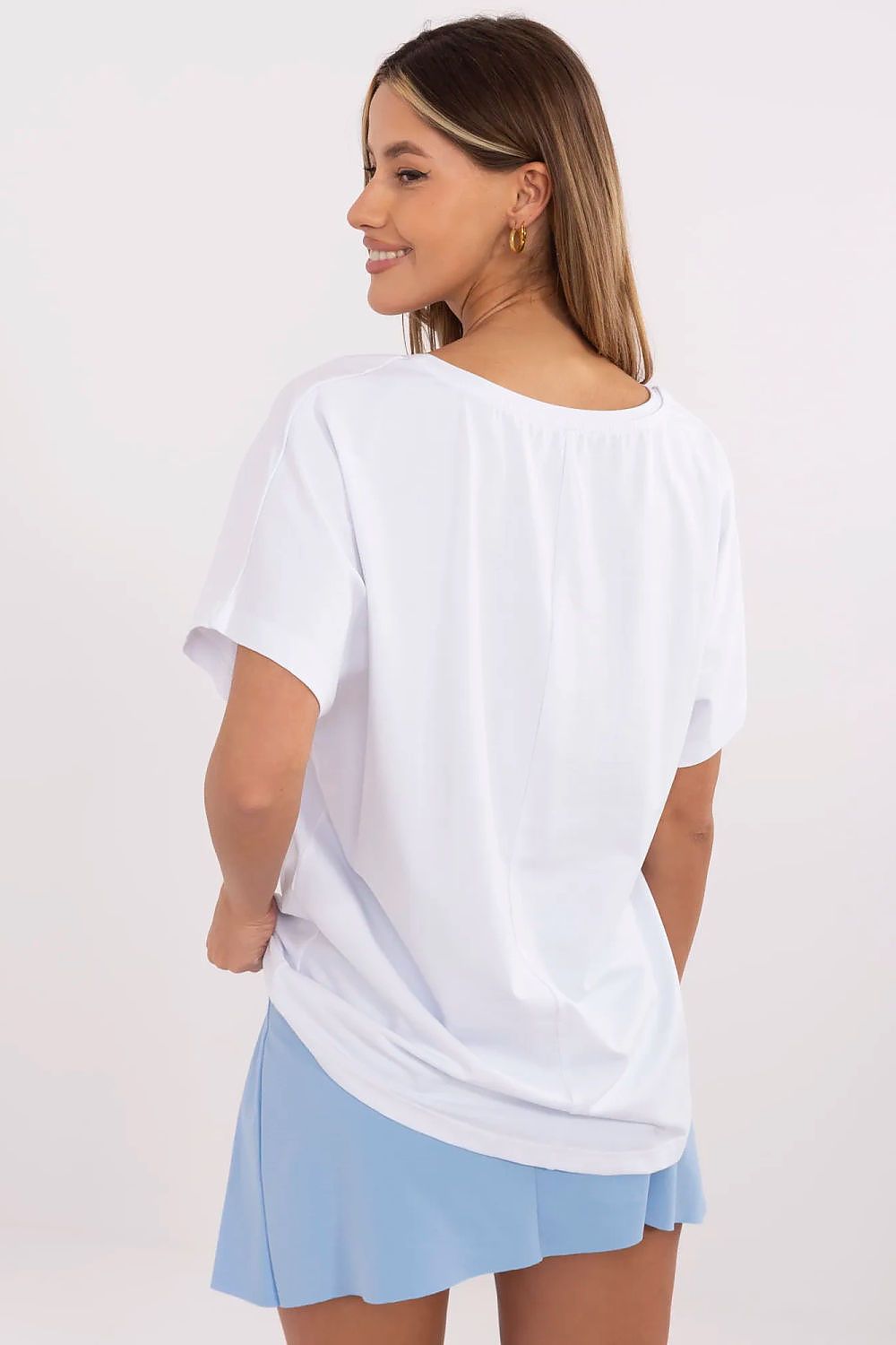   T-shirt Damski Model CLM-TS-0023.94 White - Factory Price 