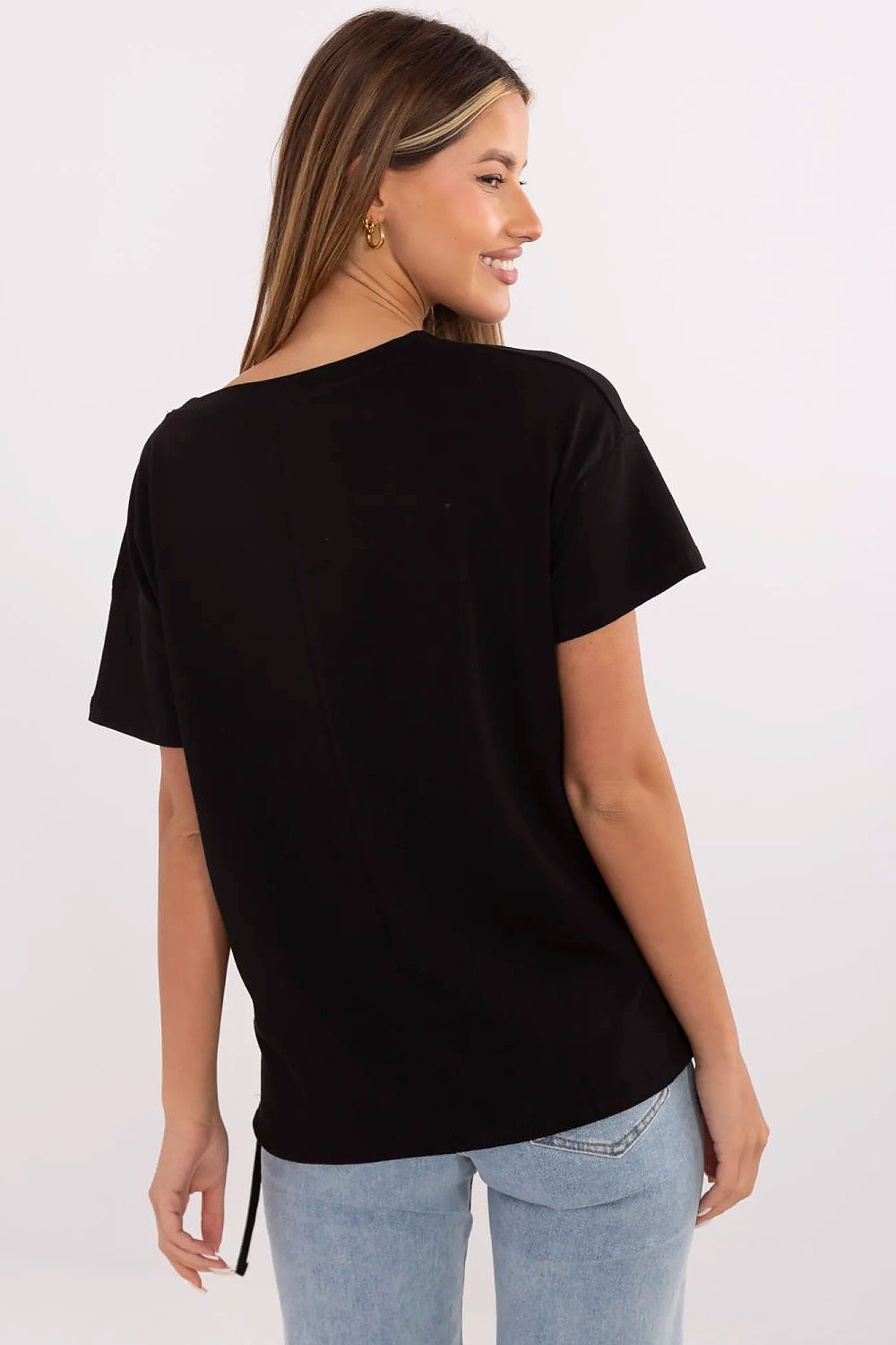   T-shirt Damski Model CLM-TS-1019.79 Black - Factory Price 