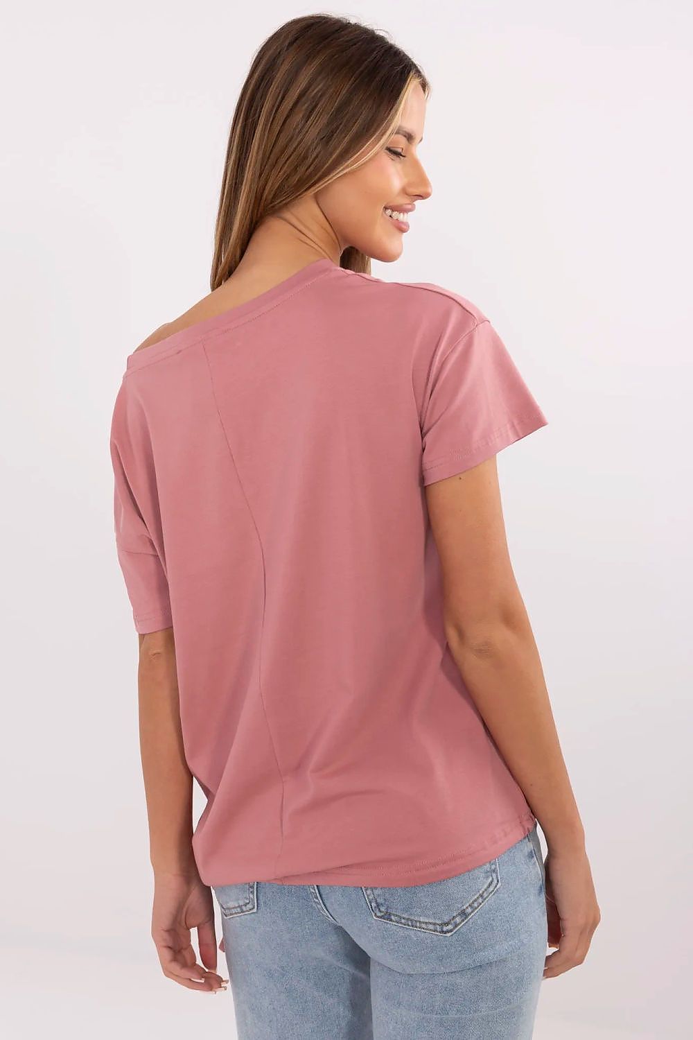   Tshirt Damski Model CLM-TS-1019.79 Dark Pink - Factory Price 