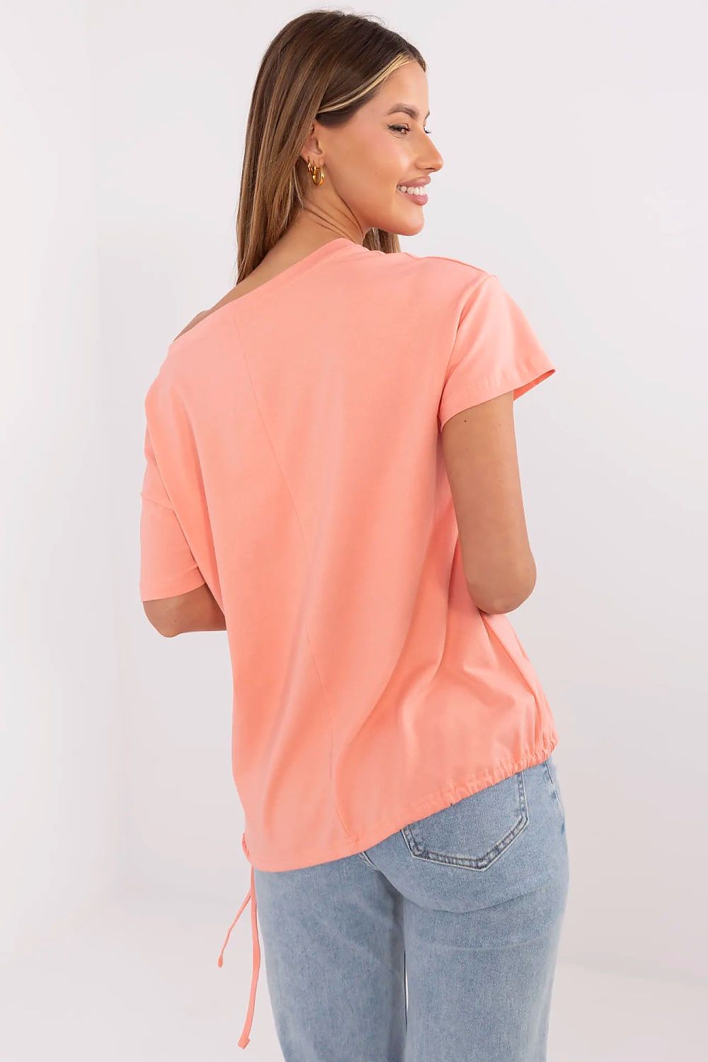   Tshirt Damski Model CLM-TS-1019.79 Coral - Factory Price 