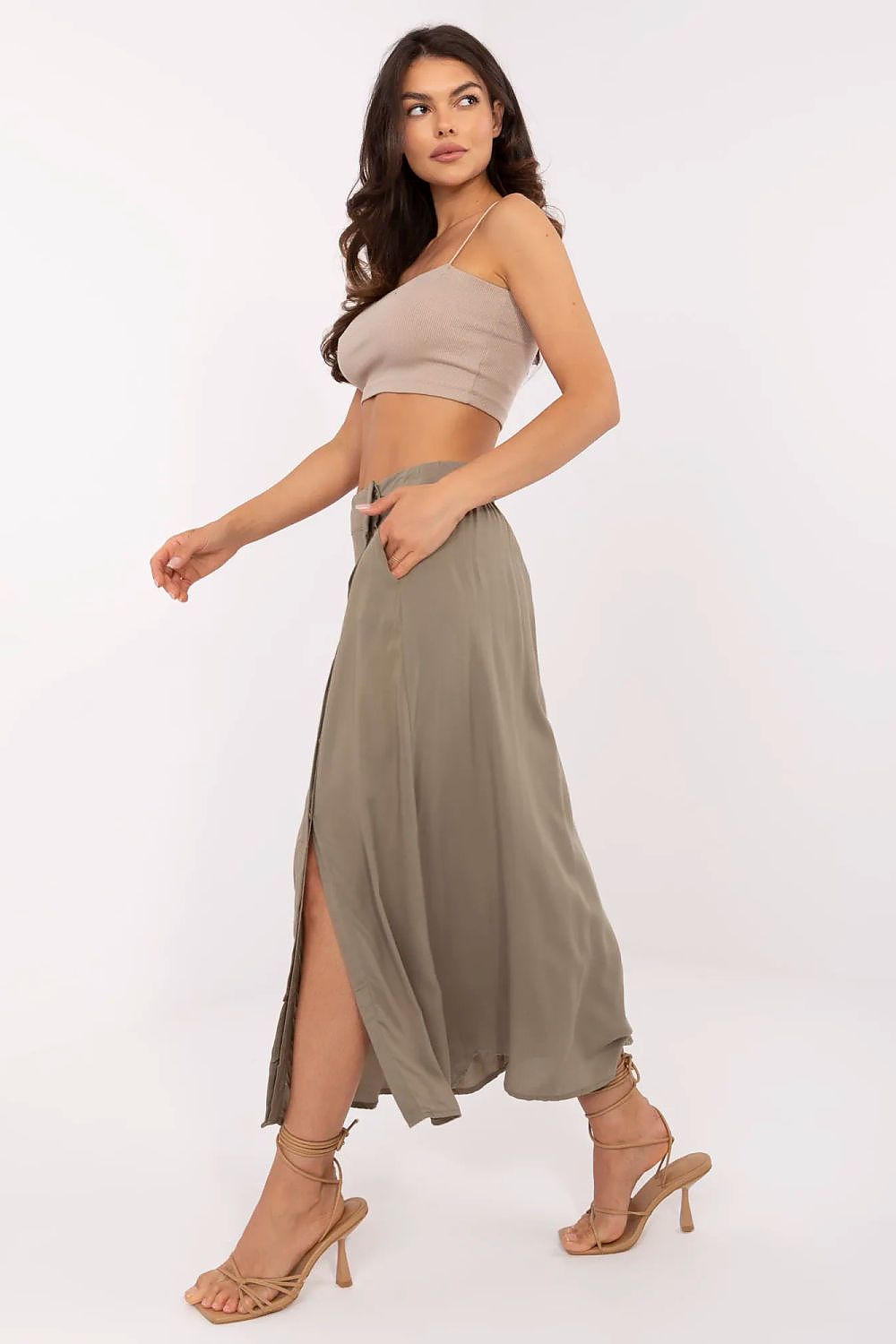  Spódnica Model D73761M50222A Khaki - Fresh Made 