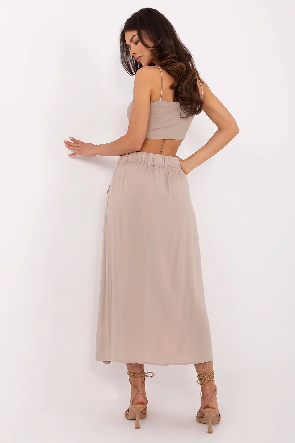  Spódnica Model D73761M50222A Dark Beige - Fresh Made 