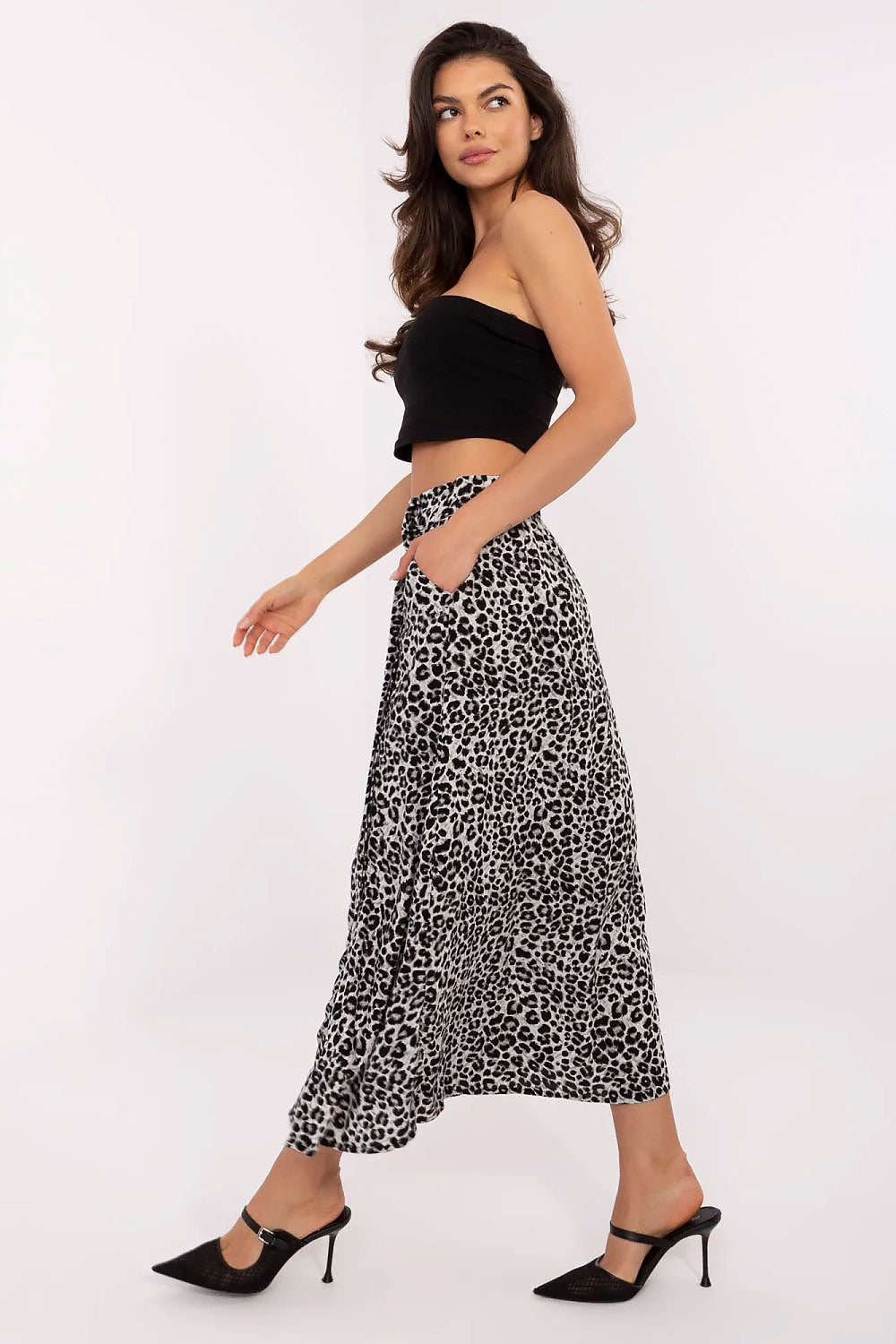  Spódnica Model D73771M50222B Grey - Fresh Made 