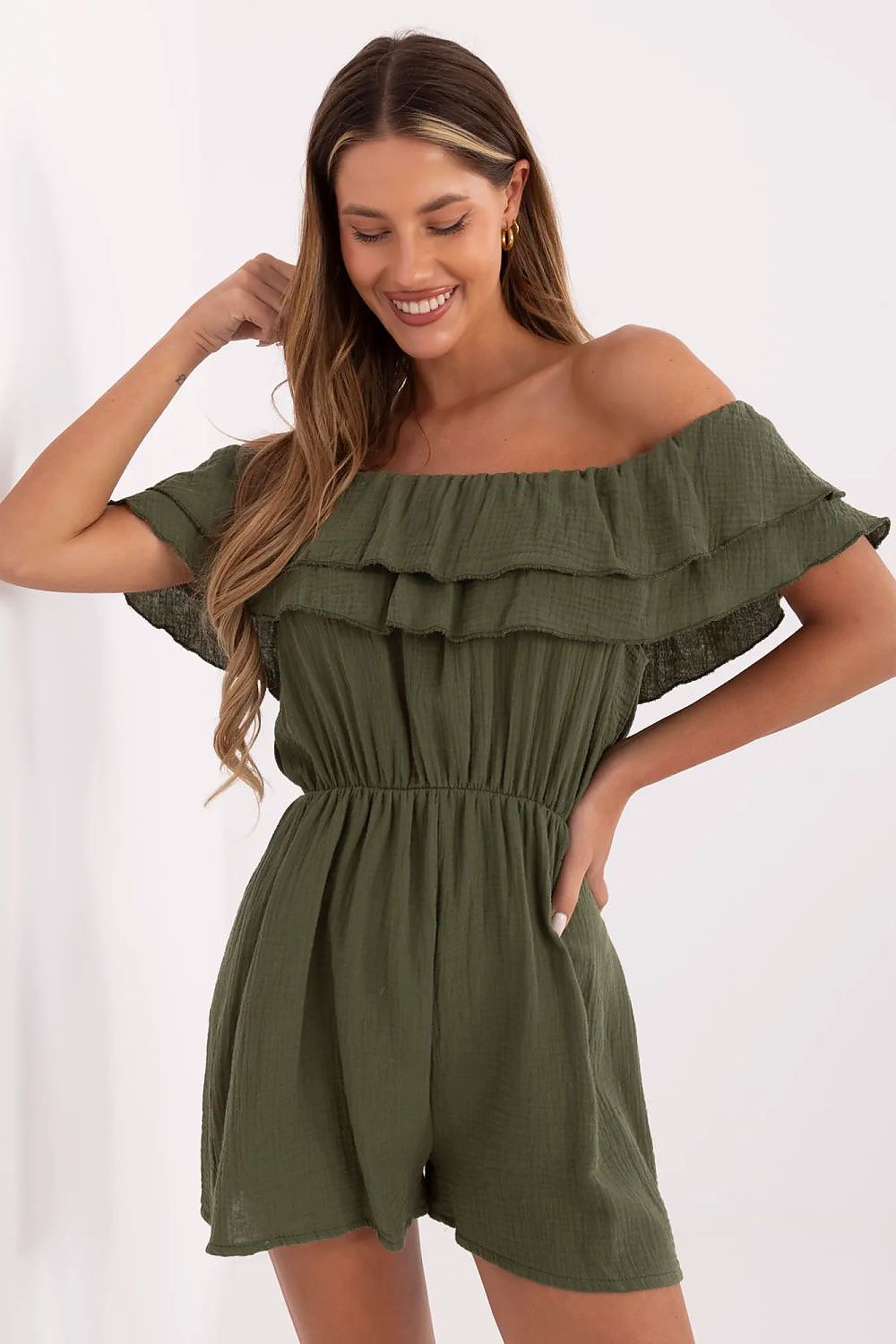   Kombinezon Model MI-KO-A5050.65 Khaki - Italy Moda 